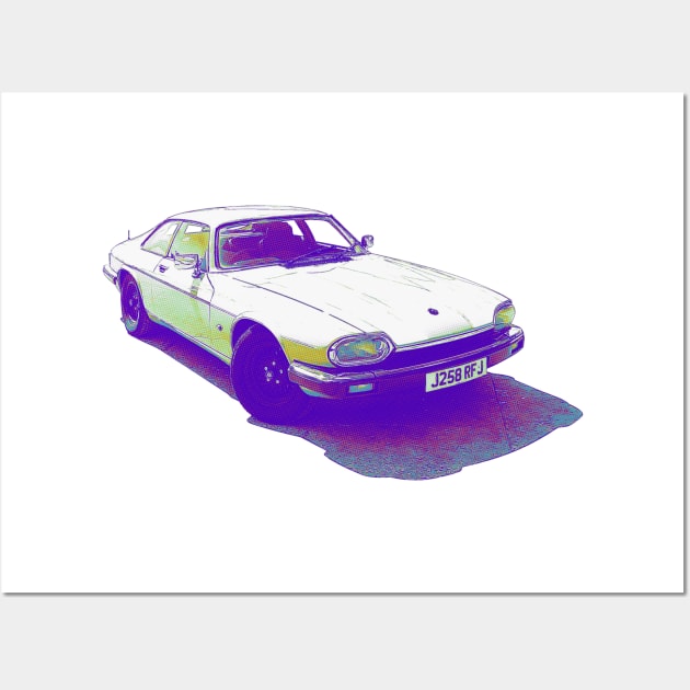 Retro XJS Wall Art by LUDENclassics